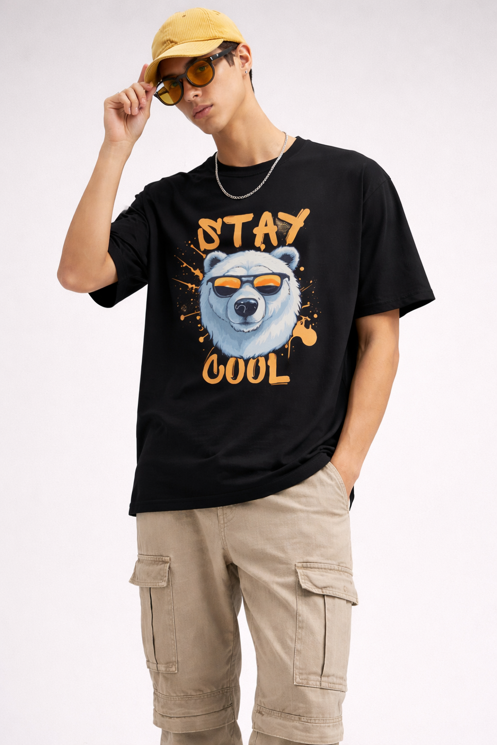 Stay Cool Unisex Back Printed T-Shirt