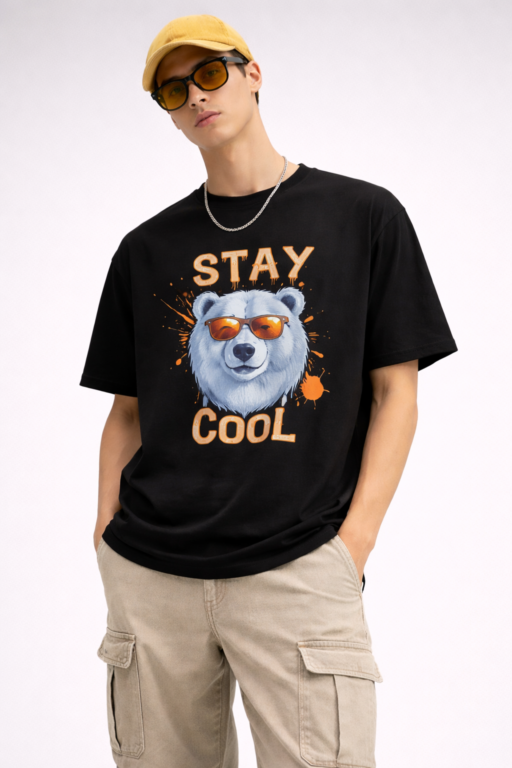 Stay Cool Unisex Back Printed T-Shirt