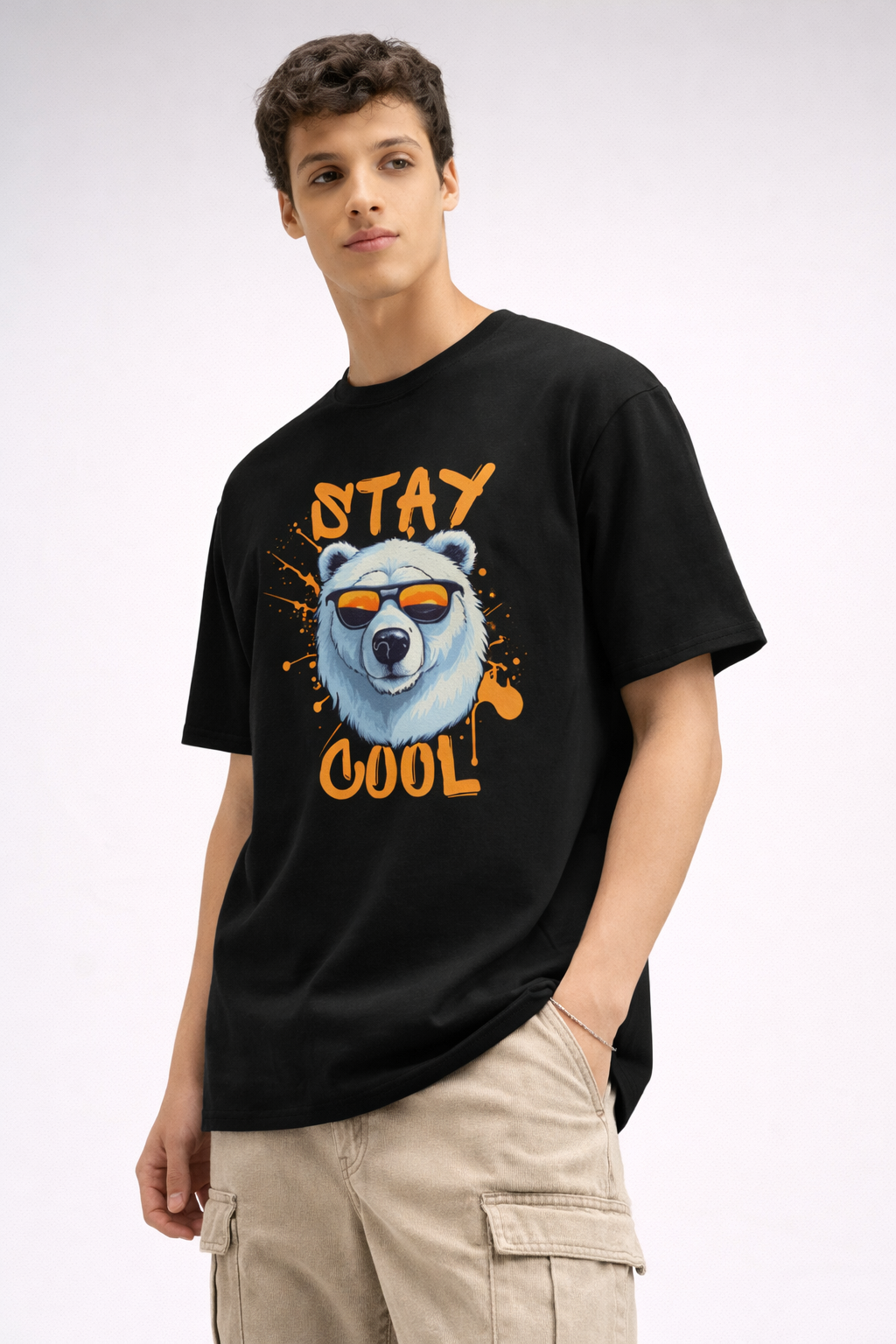 Stay Cool Unisex Back Printed T-Shirt