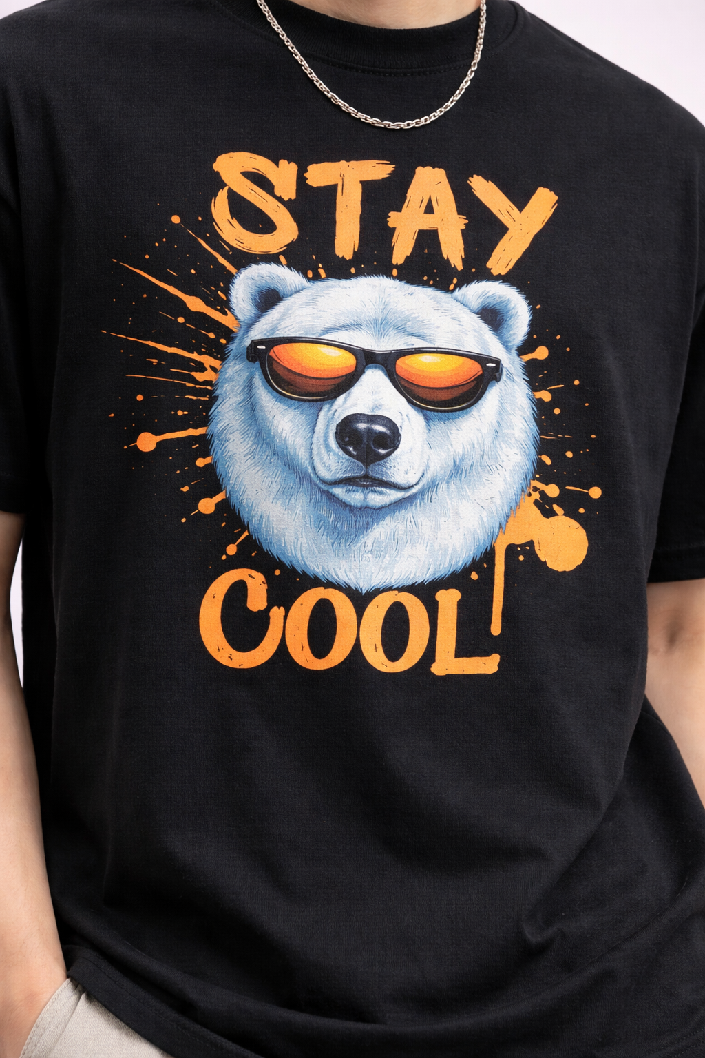 Stay Cool Unisex Back Printed T-Shirt