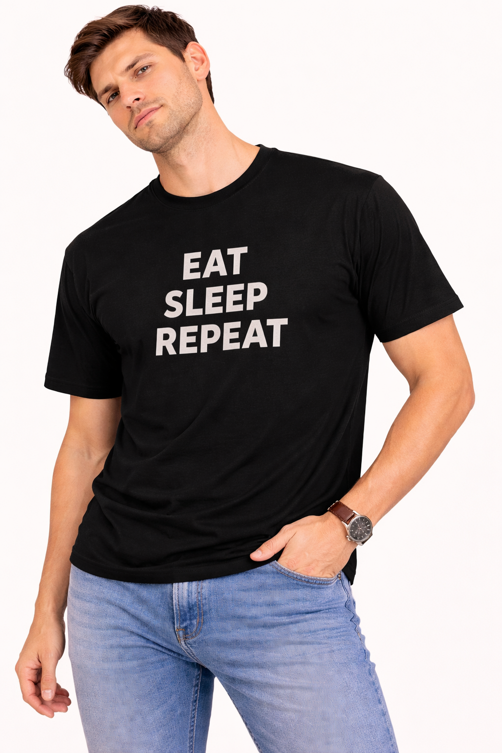 Eat Sleep Repeat Unisex T-Shirt